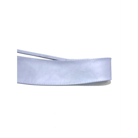 Ceinture souple large cuir à nouer