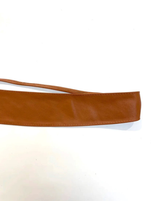 Ceinture souple large cuir à nouer Ceinture souple large cuir à nouer