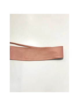 Ceinture souple large cuir à nouer