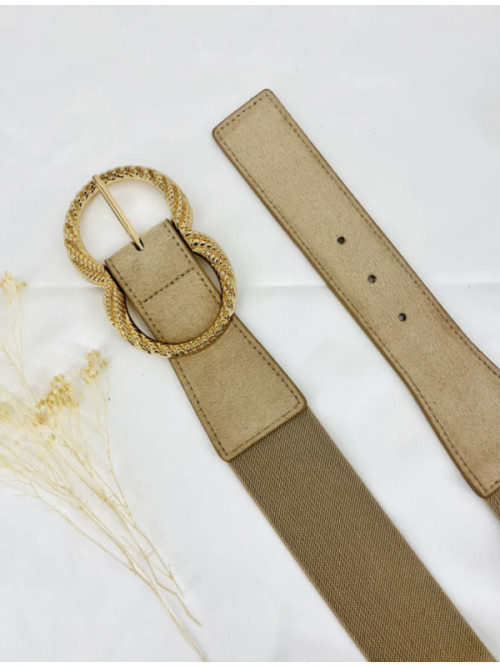 Ceinture élastique à boucle dorée Ceinture élastique à boucle dorée