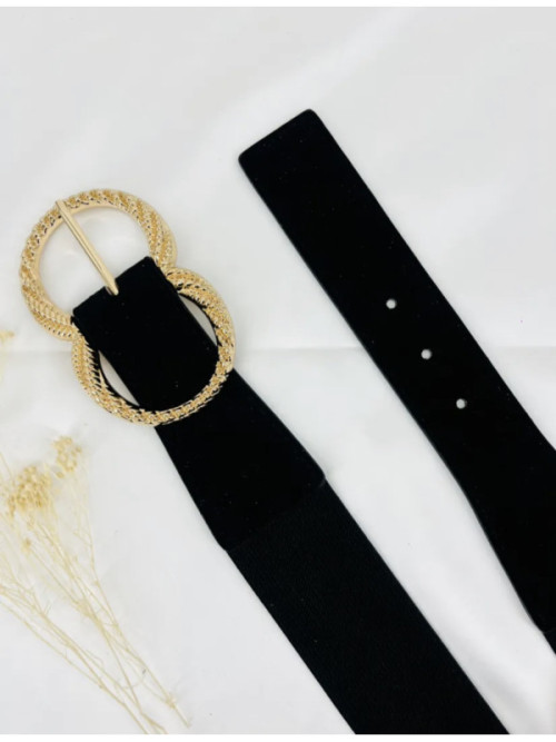 Ceinture élastique à boucle dorée Ceinture élastique à boucle dorée