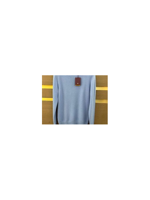 Pull col roulé manches longues avec petits boutons