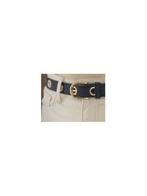 Ceinture avec oeillets dorés