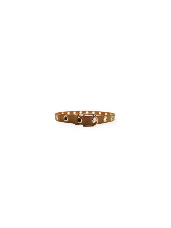 Ceinture avec oeillets dorés