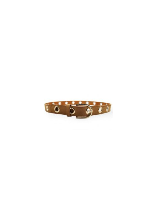 Ceinture avec oeillets dorés