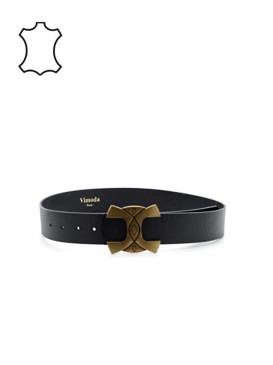 Ceinture en cuir avec...