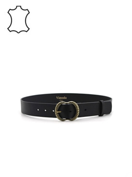Ceinture en cuir avec...