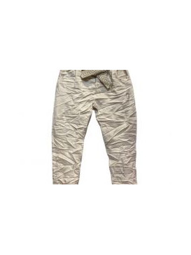 Pantalon toile stretch avec...
