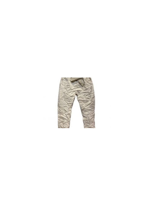 Pantalon toile stretch avec lien