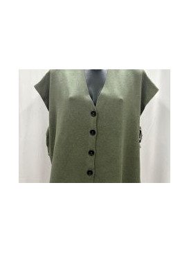 Gilet oversized sans...
