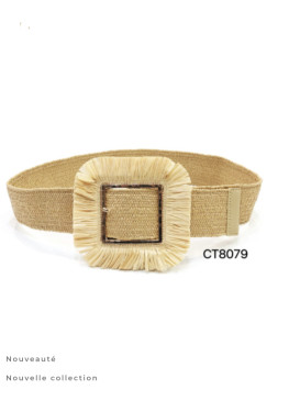 Ceinture élastiquée boucle...