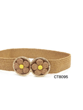 Ceinture élastiquée boucles...
