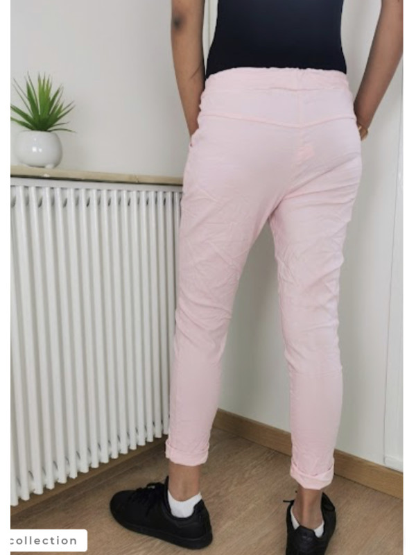 Pantalon jogging froissé
