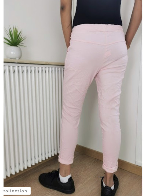 Pantalon jogging froissé