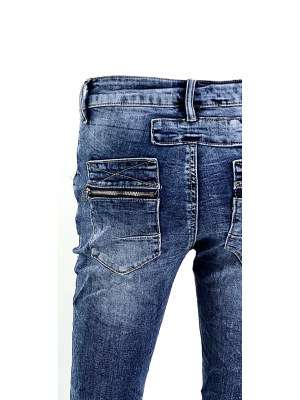 Jeans zip et boutons Melly &Co