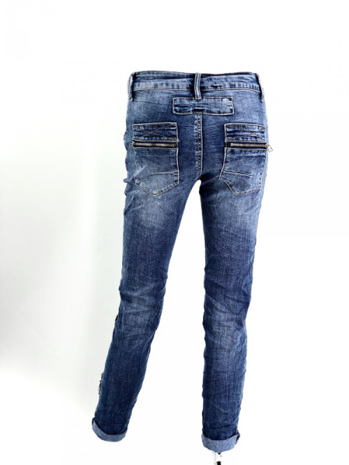 Jeans zip et boutons Melly &Co Jeans zip et boutons Melly &Co