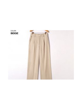 Pantalon flare à pinces