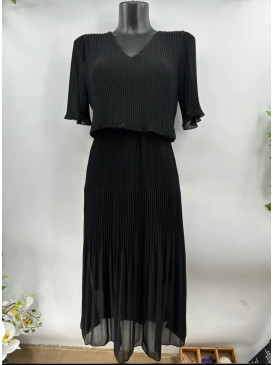 Robe longue plissée effet...