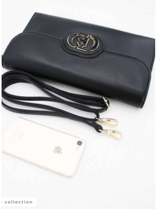 Pochette élégante à anse amovible