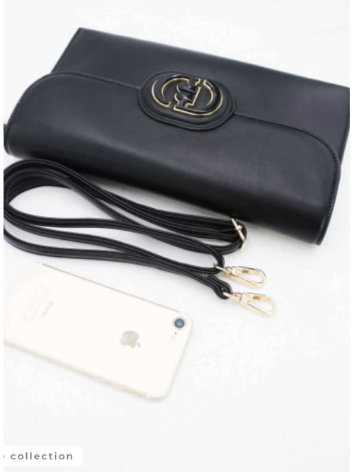 Pochette élégante à anse amovible