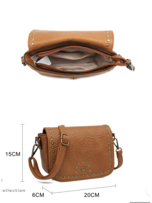 Sac bandoulière en cuir synthétique A & E