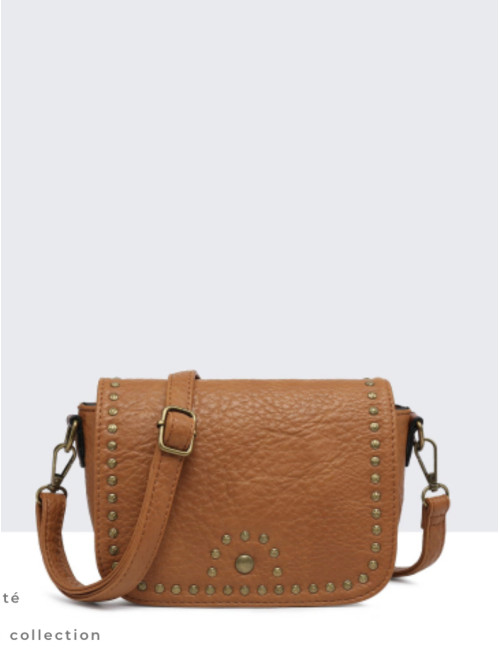 Sac bandoulière en cuir synthétique