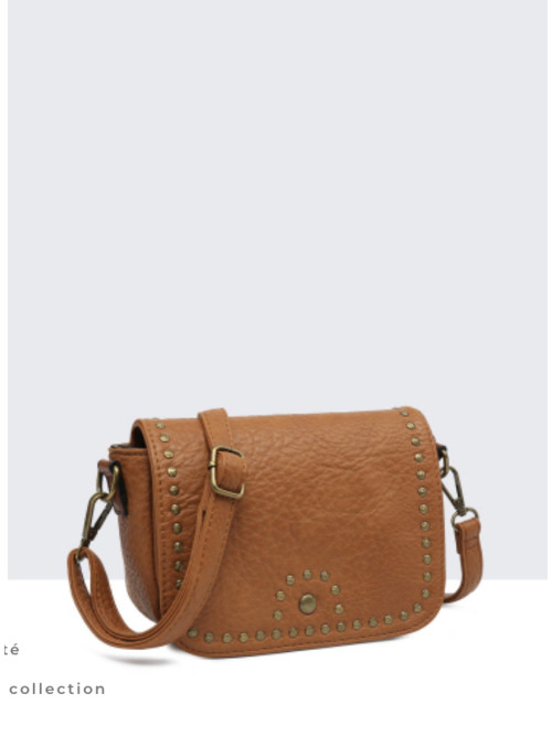 Sac bandoulière en cuir synthétique