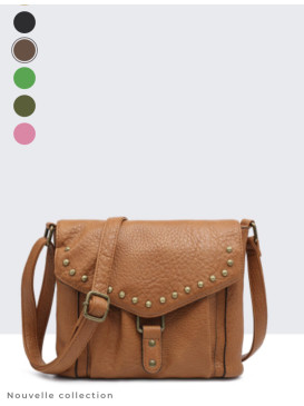 Sac bandoulière en cuir...