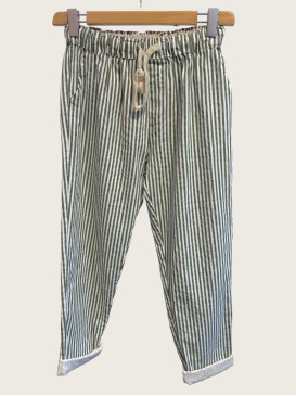 Pantalon à rayures avec...