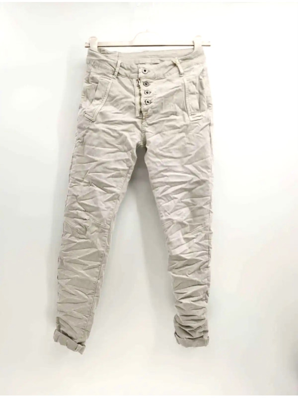 Jean zip et boutons Melly & Co