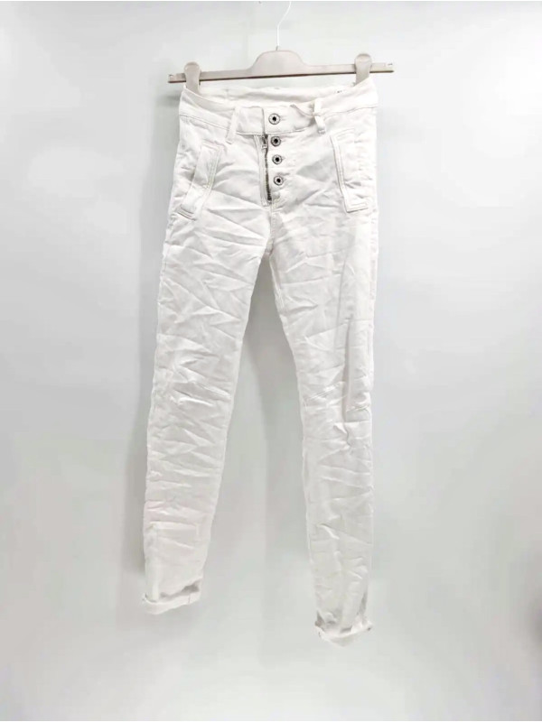 Jean zip et boutons Melly & Co