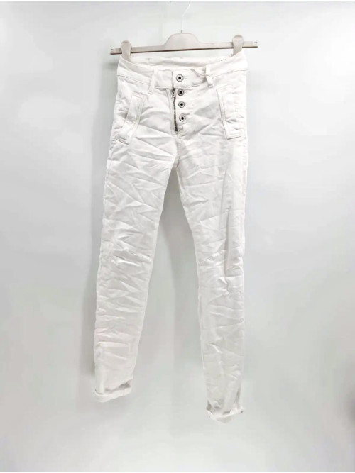 Jean zip et boutons Melly & Co