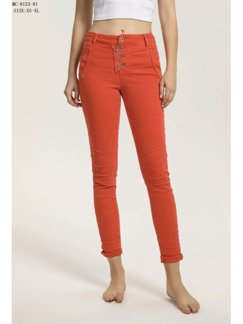 Jean zip et boutons Melly & Co