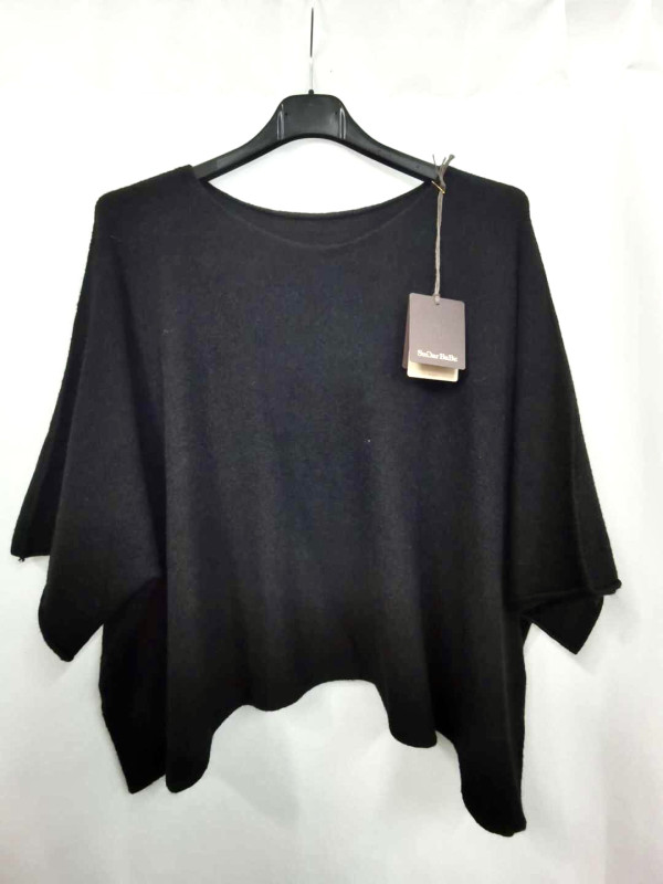 Pull crop manches larges sans laine