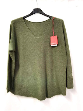 Pull fin col V coupe droite...
