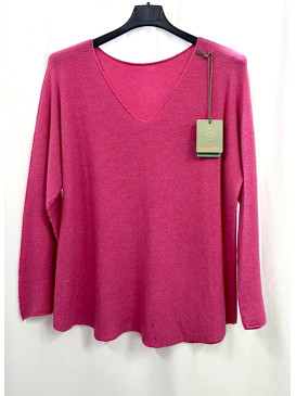 Pull fin col V coupe droite...