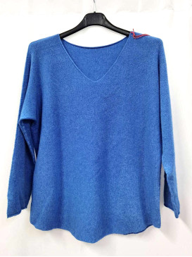 Pull fin col V coupe droite...