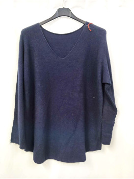 Pull fin col V coupe droite...