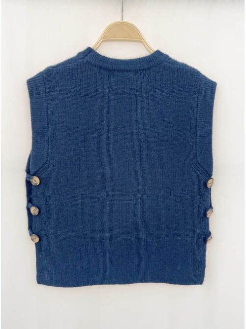 Pull col rond sans manches It Hippie