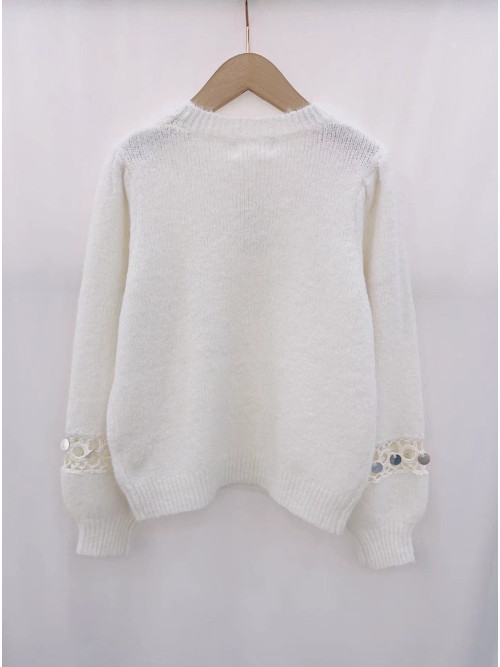 Pull col rond manches longues Kilky