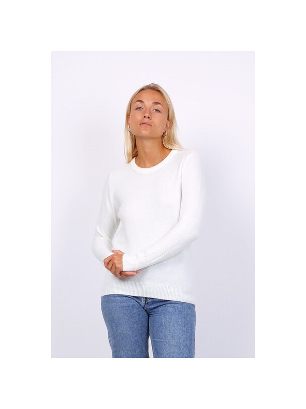 Pull col rond manches longues