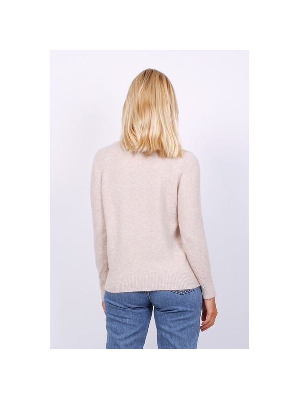 Pull col rond manches longues