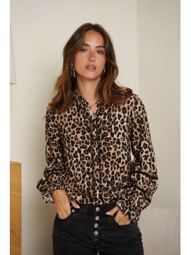 Chemise manches longues col...