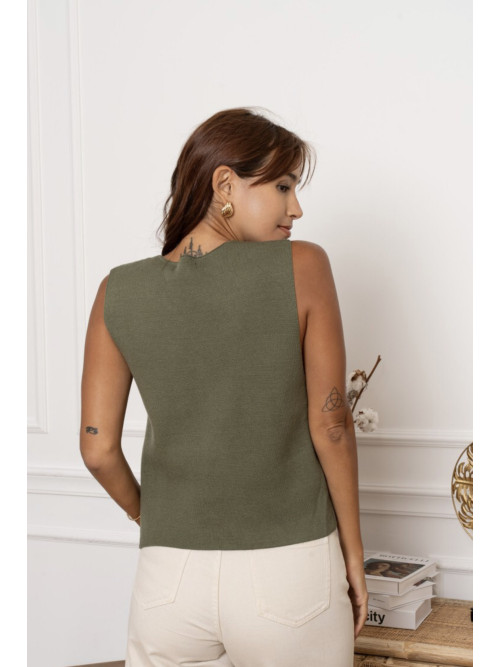 Gilet barman sans manche Kilky