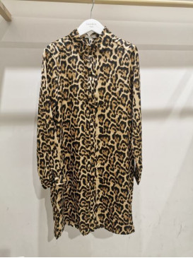 Robe chemise courte imprimé...