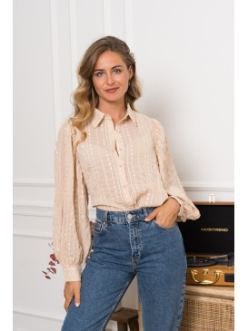 Chemise manches longues en...
