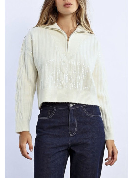 Pull crop col camionneur...