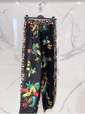 Pantalon soyeux imprimé...