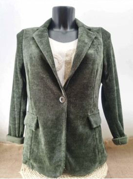 Veste souple en velours...