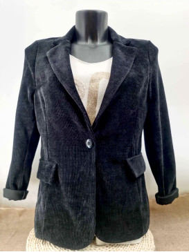Veste souple en velours...
